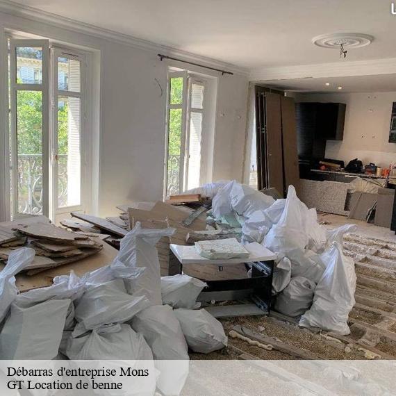 Débarras d'entreprise mons-38280 GT Location de benne