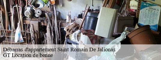 Débarras d'appartement saint-romain-de-jalionas-38460 GT Location de benne
