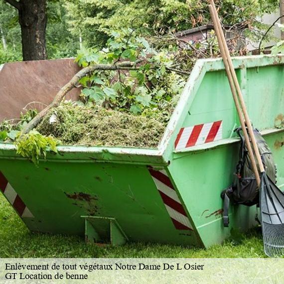 Enlèvement de tout végétaux notre-dame-de-l-osier-38470 GT Location de benne