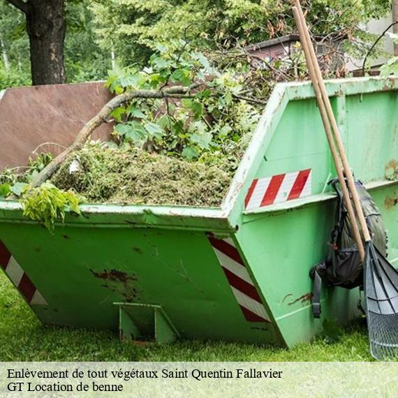 Enlèvement de tout végétaux saint-quentin-fallavier-38070 GT Location de benne