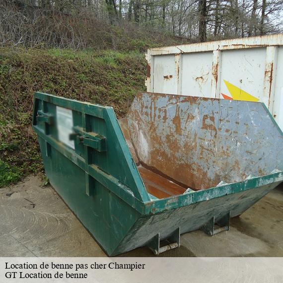 Location de benne pas cher champier-38260 GT Location de benne