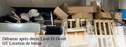 Débarras après décès livet-et-gavet-38220 GT Location de benne
