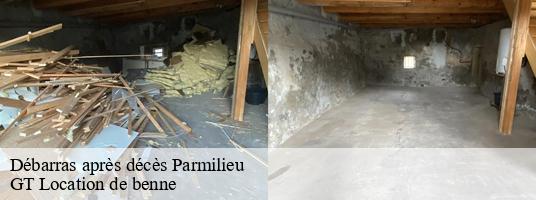 Débarras après décès parmilieu-38390 GT Location de benne