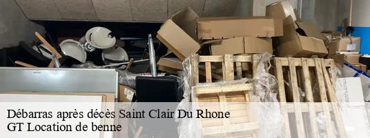Débarras après décès saint-clair-du-rhone-38370 GT Location de benne