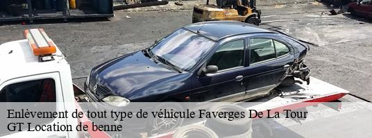 Enlèvement de tout type de véhicule faverges-de-la-tour-38110 GT Location de benne