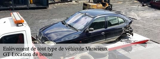 Enlèvement de tout type de véhicule varacieux-38470 GT Location de benne